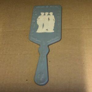 Vintage Handheld Mirror with Embossed Design Avon.